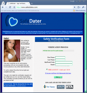 thumbnail of www.safestdates.com